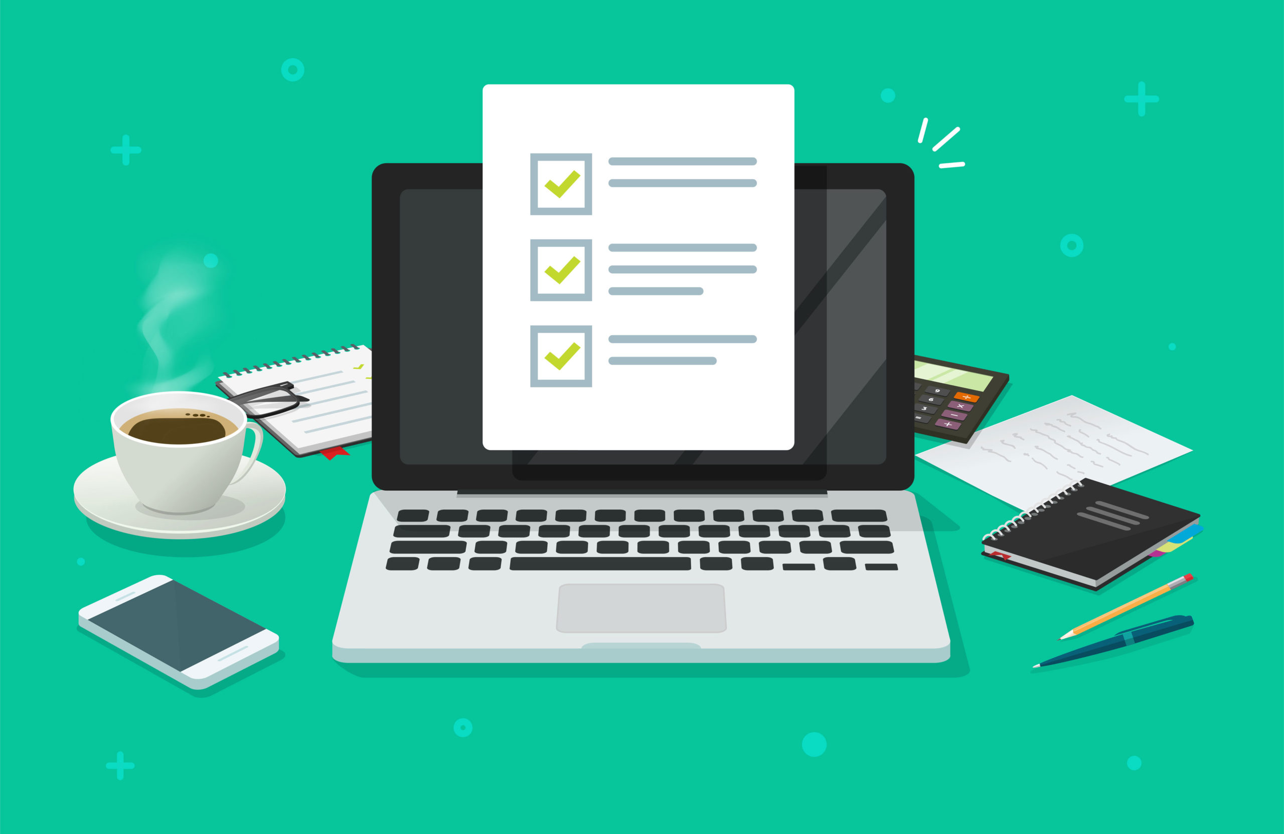 Computer and Coffee - Online Mastery