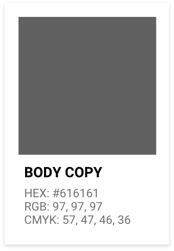 Body Text Colour - Brand Guidelines - Online Mastery