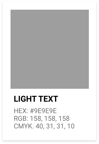 Light Text Colour - Brand Guidelines - Online Mastery